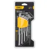 Deli Tools EDL3091 Torx imbuszkulcs készlet, 1,5-10 mm (ezüst) - 1. kép