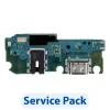 ServicePack Töltőpanel SAMSUNG A12s A127F GH96-14636A - 0. kép