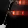 Rockbros Q2S LED hátsó kerékpárlámpa intelligens fékrendszerrel + USB-C - USB-A kábel - fekete - 2. kép