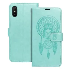 MEZZO fliptok XIAOMI Redmi 9AT / Redmi 9A dreamcatcher zöld