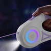 Rojeco kutya automata póráz LED 5 m (lila) - 2. kép