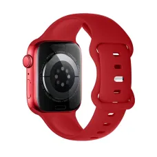 HOCO szilikon szíj Apple Watch 42 / 44 / 45 / 49 mm nagy piros,