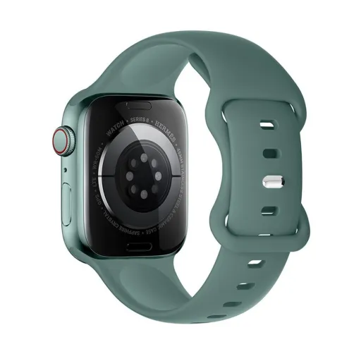 HOCO szilikon szíj Apple Watch 42 / 44 / 45 / 49 mm WA15 fenyőzöld