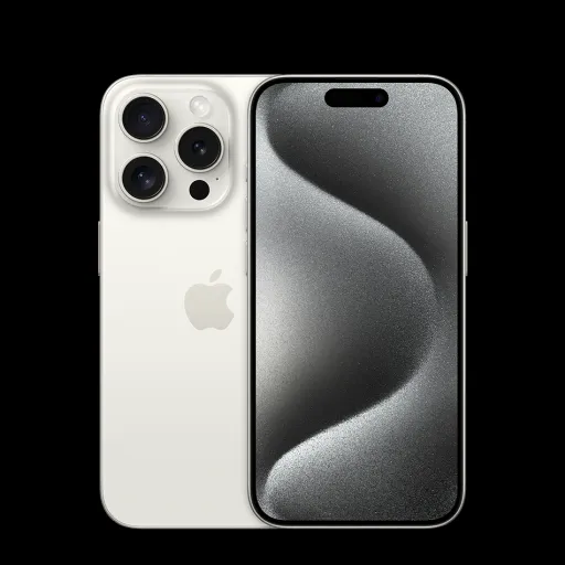 Apple iPhone 15 Pro 1TB Fehér Titán mobiltelefon (mtvd3sx/a)