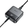 Acefast Z6 hálózati töltő GaN asztali 2x USB-A / 2x USB-C PD 65W - Fekete - 2. kép