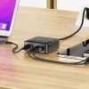 Acefast Z6 hálózati töltő GaN asztali 2x USB-A / 2x USB-C PD 65W - Fekete - 4. kép