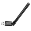 HOCO vezeték nélküli hálózati kártya külső antennával USB Wifi4 HI32 fekete - 3. kép