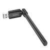 HOCO vezeték nélküli hálózati kártya külső antennával USB Wifi4 HI32 fekete - 4. kép