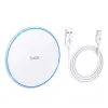 HOCO vezeték nélküli töltő fényjelzéssel 2A 15W CW6 Pro fehér - 3. kép