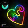 Neon LED RGB LOVE IN HEART FLRN02 + RC Forever Light, - 4. kép