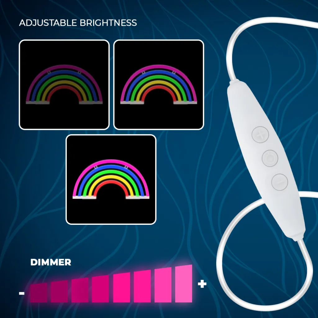 Neon LED Fény RAINBOW 5 szín FLNE14X Forever Light - 7