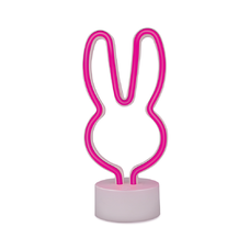 Neon LED állványon NYUSZI rózsaszín USB-C FSC-10 Forever Light