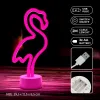 Neon LED állvánnyal FLAMINGO rózsaszín USB-C FSC-11 Forever Light - 2. kép