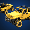 Távirányítós autó 1:16 Double Eagle (sárga) Jeep (drift) E348-003 - 2. kép