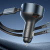 Vention FFOB0 USB-C autós töltő + USB-C/Lightning 30W kábel - 2. kép