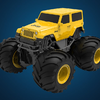 Távirányítós autó Double Eagle (sárga) Jeep (Amphibious) E342-003 - 4. kép