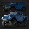 Távirányítós autó 1:14 Double Eagle (kék) Jeep Crawler Pro E340-003 - 3. kép