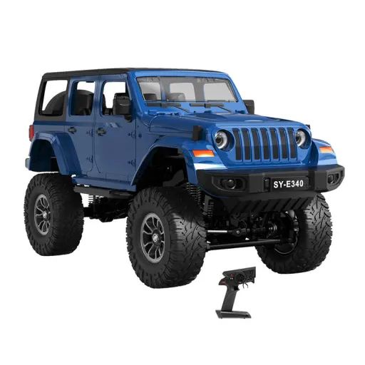 Távirányítós autó 1:14 Double Eagle (kék) Jeep Crawler Pro E340-003