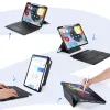 Dux Ducis DK Series Bluetooth billentyűzetes fliptok Apple iPad Air 4/5/iPad Pro 11 (2018/2020/2021/2022) - Fekete tok - 3. kép