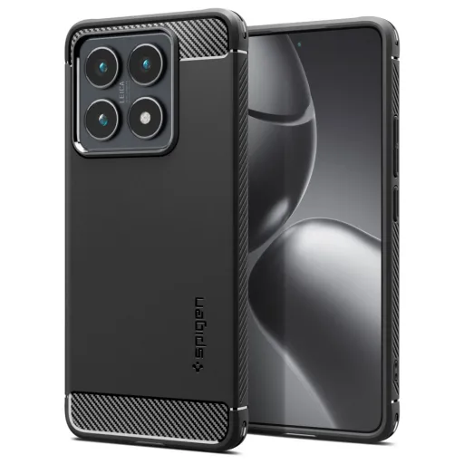 Spigen Rugged Armor Xiaomi 14t Matt Fekete Tok