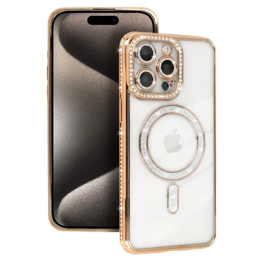 Bling Magsafe tok Samsung Galaxy A35 5G arany