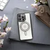 Bling MagSafe tok iPhone 16 Plus fekete tok - 4. kép