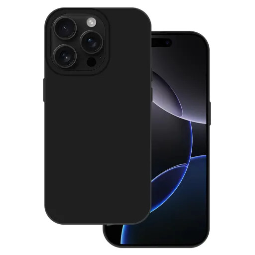 Tel Protect Szilikon Prémium tok iPhone 16 Pro fekete