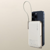 Magnetic Powerbank Choetech B735 10000mAh 20W PD + USB-C kábel (fehér) - 3. kép