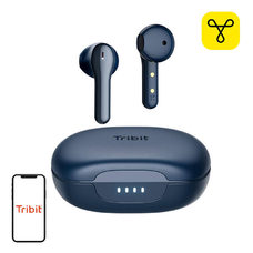 Fülhallgató TWS Tribit SolarBuds C2 BTH96R (fekete)