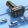 3-Port autós töltő Foneng C20 A+C+C 66W 3 - 3. kép