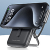 Choetech B735 mágneses powerbank 10000mAh 20W PD + USB-C kábel (fekete) - 1. kép