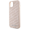 Karl Lagerfeld Quilted K Pattern tok iPhone 15 Plus / 14 Plus - rózsaszín - 4. kép