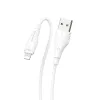 Borofone Cable BX18 Optimal - USB Lightning kábel - 2A 1 méter fehér - 3. kép