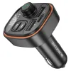 Borofone FM Transmitter BC59 Heroic MP3, Bluetooth - 2xUSB + Type C - fekete - 0. kép
