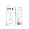 Borofone Kábel BX112 Citrom - Type C - Lightning - PD 27W 1 méter fehér - 2. kép