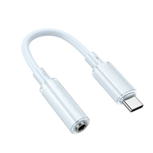 Borofone Adapter BV22 Lemon - Type C - 3,5 mm jack átalakító - kék