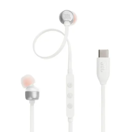 JBL Tune 310C Pure Bass fülhallgató (Type-C), Fehér EU