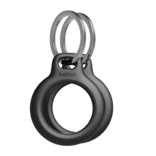 Belkin Secure tartó kulcskarikával - Airtag - 2 darabos készlet - Fekete