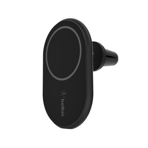 Belkin BOOST CHARGE mágneses vezeték nélküli autós szellőzőre rögzíthető tartó + autós töltő - CLA - fekete