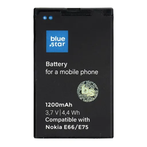 BLUE STAR PREMIUM akkumulátor NOKIA E66 / E75 / C5-03 / 3120 Classic / 8800 Arte Saphire számára 1200 mAh