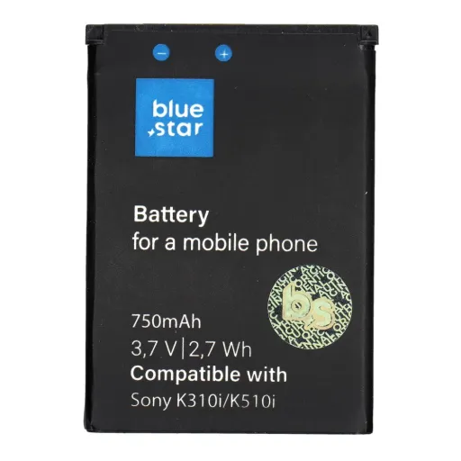 BLUE STAR PREMIUM akkumulátor SONY ERICSSON K310i / K510i / J300 / W200 / T280 készülékhez 750 mAh