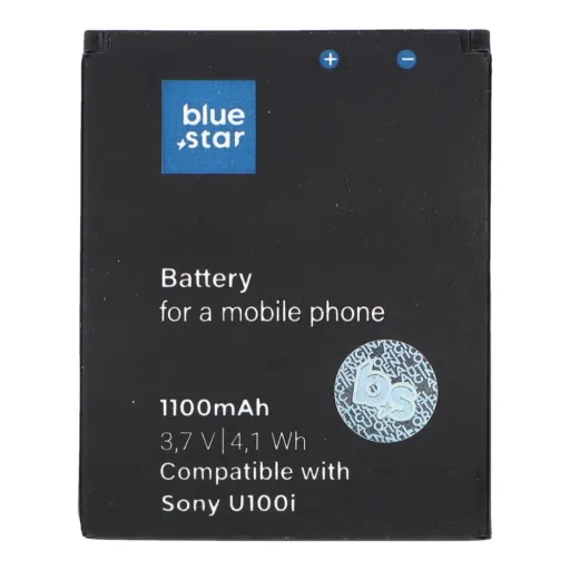 BLUE STAR akkumulátor SONY ERICSSON U100 Yari / J10 / J10i2 ELM / Hazel 1100 mAh