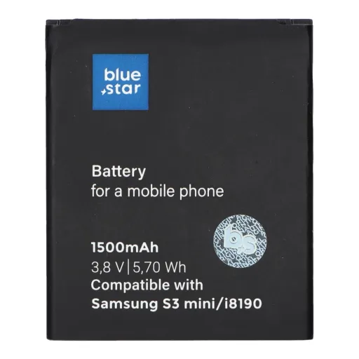 BLUE STAR PREMIUM akkumulátor SAMSUNG S3 Mini I8190 1500 mAh