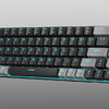 MageGee MK-BOX mechanikus gaming billentyűzet (szürke-fekete), - 2. kép