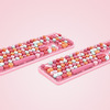 Vezeték nélküli billentyűzet + egér készlet MOFII Sweet 2.4G (rózsaszín) - 3. kép