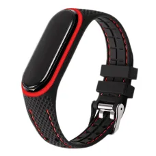 Elastomer szíj LIFESTYLE Xiaomi Mi Band 5 / 6 fekete (04)