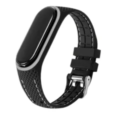 Elastomer szíj LIFESTYLE XIAOMI Mi Band 7-hez fekete (03)