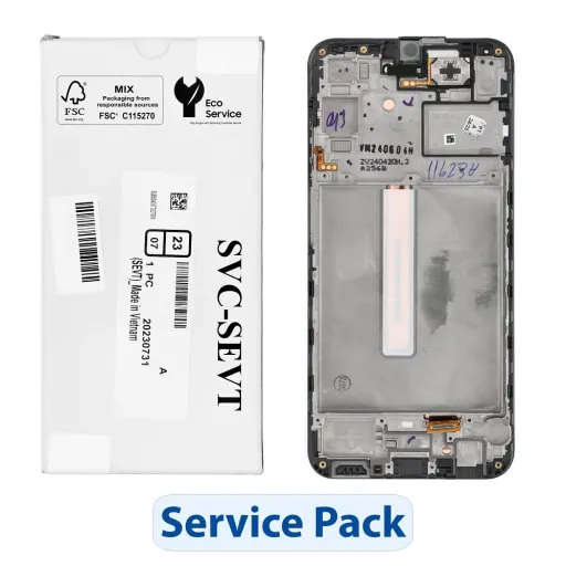 ServicePack LCD kijelző SAMSUNG A25 5G A256B GH82-33215A