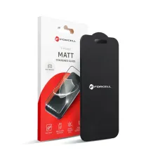 Forcell Matt Glass üvegfólia - Iphone 14 Pro fekete