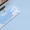 Mechanikus gaming billentyűzet MageGee MK-STAR (fehér-kék) - 0. kép